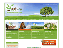 Tablet Screenshot of naturaproducts.co.uk